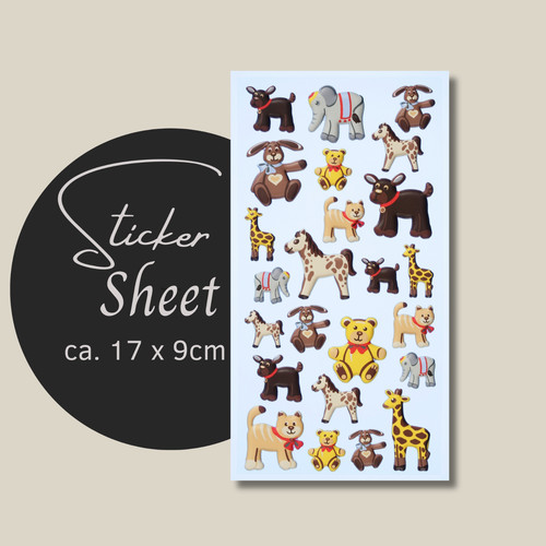 Aufkleber tiere tierkinder - aufkleber,